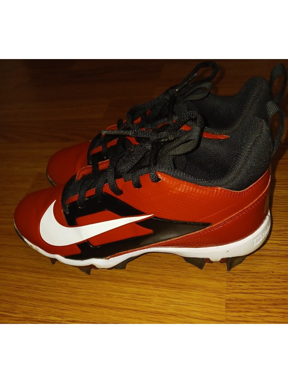 Nike Red & White  Upper  Athletic  Shoes  Size 3.5 Y